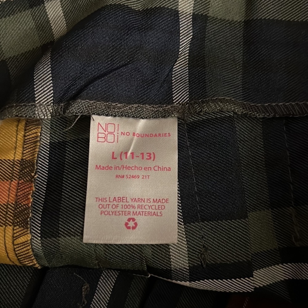 Pre-loved Frankenstein Plaid Mini Skirt Size Large 11-13 #G36 - Picture 3 of 3